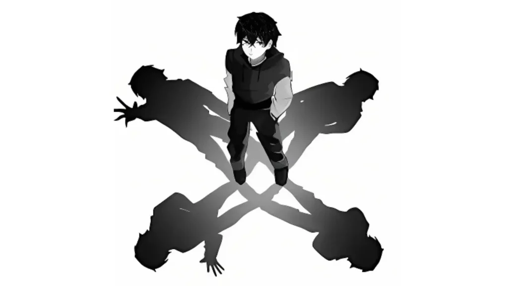Sunny summoning his first bound shadow in Shadow Slave